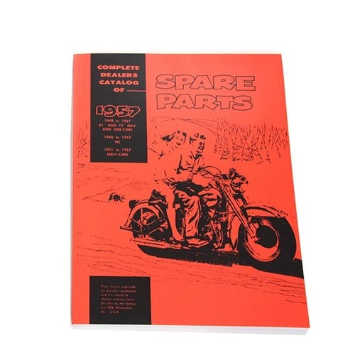 Spare Parts Book for 1949-1957 Panhead for Harley-Davidson