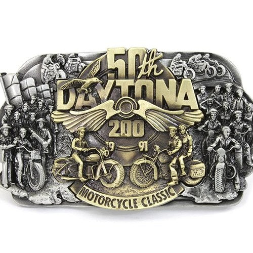 50th Daytona Belt Buckle for Harley-Davidson