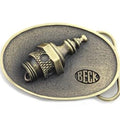 Beck Spark Plug Belt Buckle for Harley-Davidson