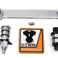 Chrome Front Brake Shackle Bar Kit for Harley-Davidson