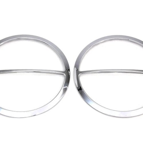 Chrome Cross Bar Front Speaker Grill Set for Harley-Davidson