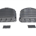 Full Finned Panhead Rocker Box Cover Set Chrome for Harley-Davidson