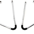 Chrome Adjustable Saddlebag Support Kit for Harley-Davidson