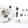 45 inch Rear Brake Backing Plate Kit Chrome for Harley-Davidson