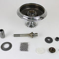 45 inch W Front Wheel Hub Assembly Chrome for Harley-Davidson