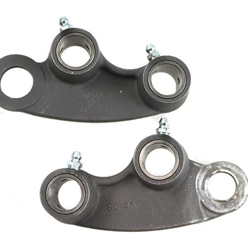 Spring Fork Rocker Set Black for Harley-Davidson