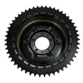 1936 Rear Brake Drum Black for Harley-Davidson