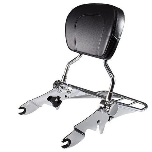 Chrome Sissy Bar and Rack for Harley-Davidson