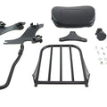 Gloss Black Sissy Bar and Rack for Harley-Davidson