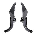 Heavy Duty Outer Fairing Support Bracket Set Black for Harley-Davidson