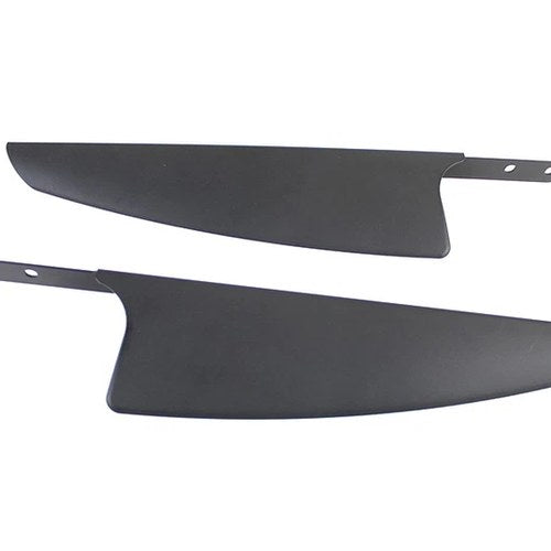 Black Windshield Deflector Set for Harley-Davidson