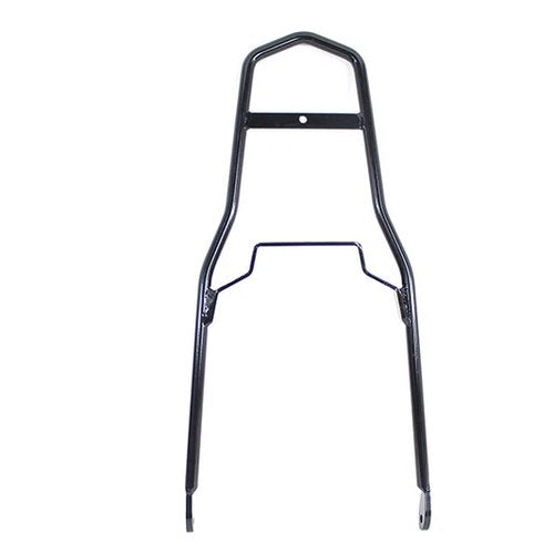 24 inch Round Sissy Bar Flat Fender Style Black for Harley-Davidson