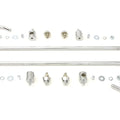 Chrome Front Fender Trim Rail Kit for Harley-Davidson