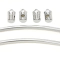 Chrome Front Fender Trim Rail Kit for Harley-Davidson