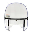 Beaded Windshield with Clear Lower for Harley-Davidson
