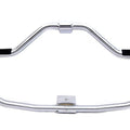 Chrome Front Engine Bar with Footpeg Pads for Harley-Davidson