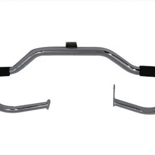 Chrome Front Engine Bar with Footpeg Pads for Harley-Davidson