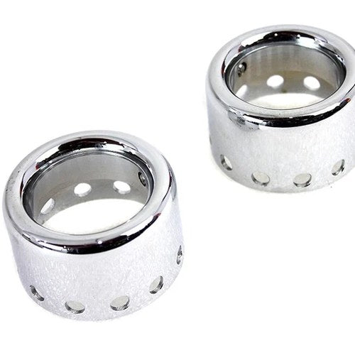 Chrome Lower Shock Cover Set for Harley-Davidson