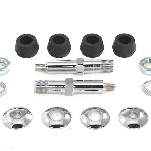 Chrome Lower Rear Shock Stud Kit for Harley-Davidson