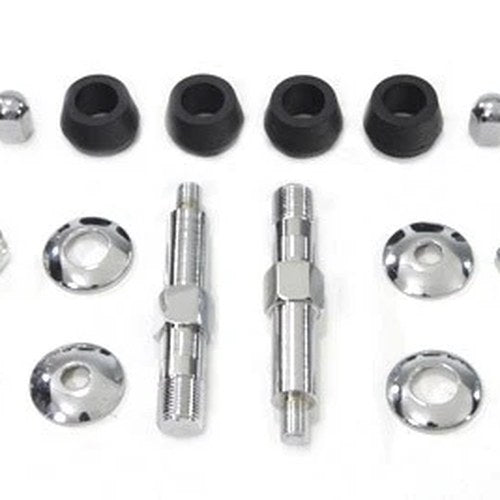 Chrome Lower Rear Shock Stud Kit for Harley-Davidson