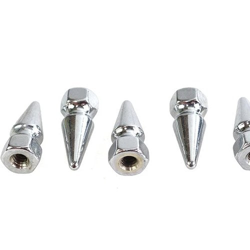 Chrome Pike Nut 10-24 Coarse Thread for Harley-Davidson
