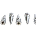 Chrome Pike Nut 10-24 Coarse Thread for Harley-Davidson