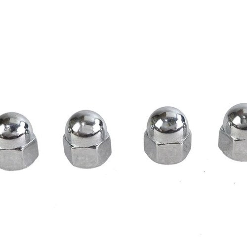 Chrome Acorn Nut Fine 5/16 inch-24 Thread for Harley-Davidson