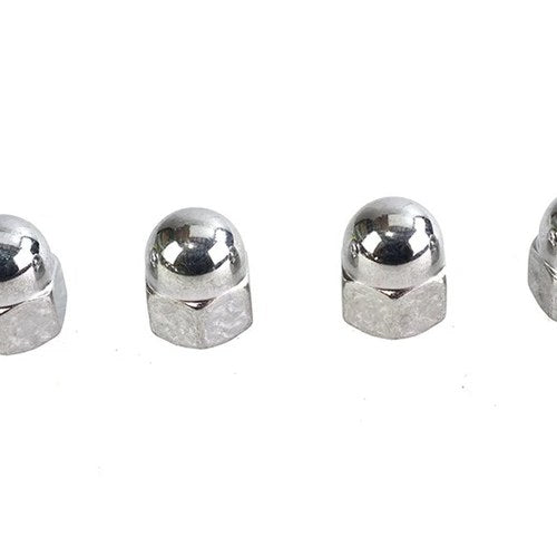Chrome Acorn Nut 5/16 inch-18 Coarse Thread for Harley-Davidson