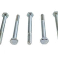Zinc Hex Cap Bolts 1/4 inch-20 x 2-1/2 inch for Harley-Davidson