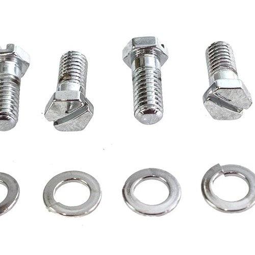 Chrome Stock Carburetor Mount Screws for Harley-Davidson