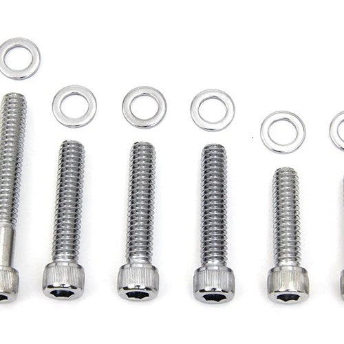 Cam Cover Allen Screw Kit Chrome for Harley-Davidson