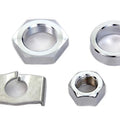 Chrome Rear Axle Nut and Lock Kit for Harley-Davidson