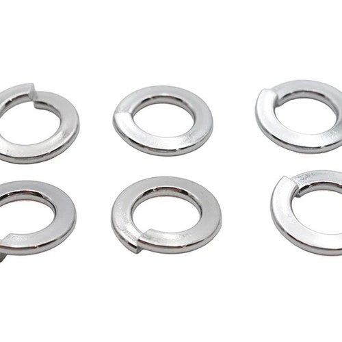 Chrome Split Lock Washer 3/8 inch Inner Diameter for Harley-Davidson