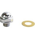 Oil Pump Relief Valve Plug Chrome for Harley-Davidson