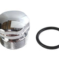 Chrome 39mm Fork Tube Plug Dome Top for Harley-Davidson