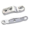 Chrome Top Motor Mount 2 Piece Set for Harley-Davidson
