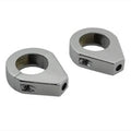 Chrome Turn Signal Clamp Set 35mm Forks for Harley-Davidson
