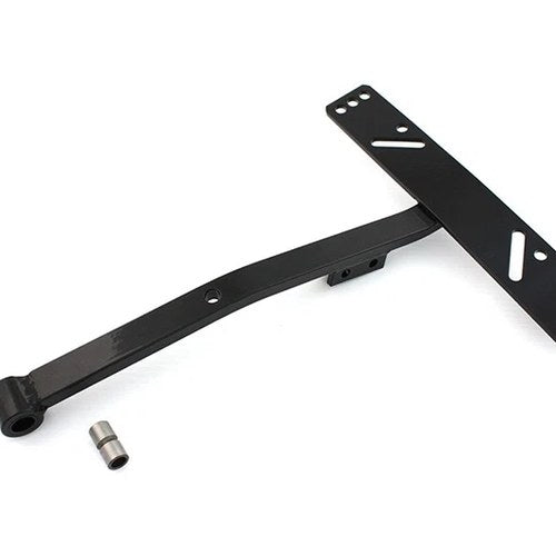 Black Solo Seat T Bar With Front Bushing for Harley-Davidson