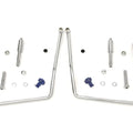 Chrome Saddlebag Support Kit for Harley-Davidson