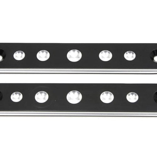 Black Spotlamp Eliminator Bracket Set for Harley-Davidson