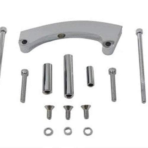 Chrome Side Mount Tail Lamp Bracket Curved for Harley-Davidson