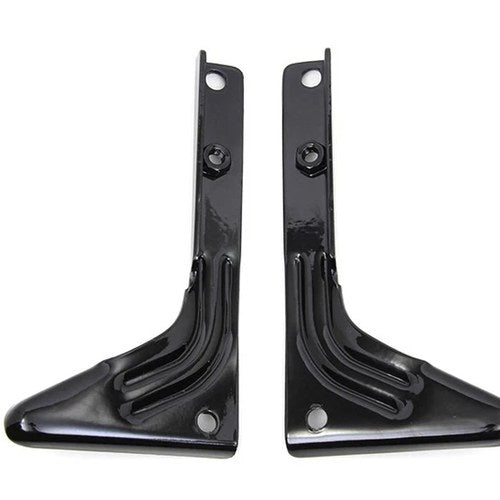Black Spotlamp Bracket Set for Harley-Davidson