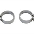 Chrome Allen Type Exhaust Clamp Set Wide for Harley-Davidson