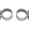 Chrome Allen Type Exhaust Clamp Set Extra Wide for Harley-Davidson