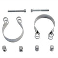 Chrome Allen Type Exhaust Clamp Set for Harley-Davidson