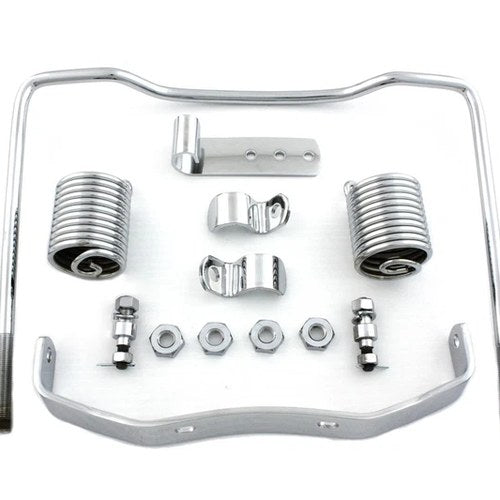 Chrome Auxiliary Seat Spring Kit for Harley-Davidson