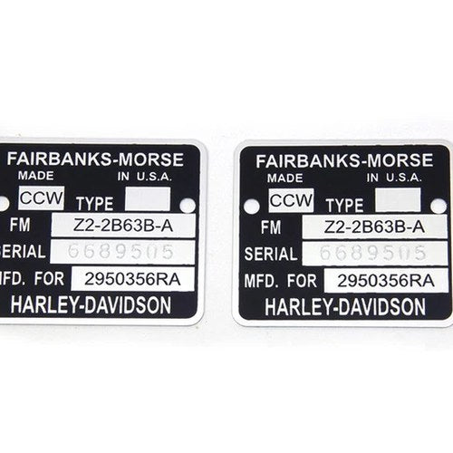 Magneto Name Tag for Harley-Davidson