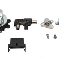 Side Hinge Ignition Switch and Saddlebag Lock Kit Chrome for Harley-Davidson