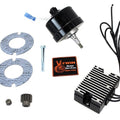 Black 12 Volt Alternator Generator Conversion Kit for Harley-Davidson