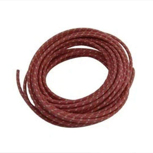 Red 25' Cloth Covered Wire for Harley-Davidson